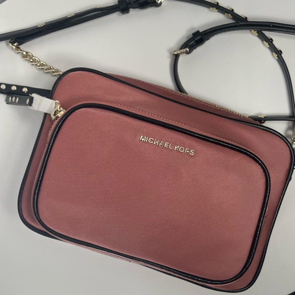 NWT Michael Kors Rose Leila LG Camera Bag - Picture 2 of 12